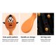 thumbnail image 5 of Fiudx Ofertas relampago Cepillo de masaje de Halloween Cepillo desenredante Halloween Cepillo de aire con cojín de aire de calabaza y fantasma con alas - Peine de masaje para cuero cabelludo Cepillo, 5 of 6