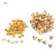 thumbnail image 1 of Remaches de diamantes de imitación de cristal amarillo, 8 mm para hacer bricolaje en zapatos de cuero y decoración de ropa, paquete de 50 piezas, 1 of 8