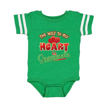 

Inktastic Guacamole Appetizer Way to my Heart Gift Baby Boy or Baby Girl Bodysuit