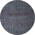 thumbnail image 1 of Ahgly Company Indoor Round Abstract Slate Gray Abstract Area Rugs, 4' Round, 1 of 6