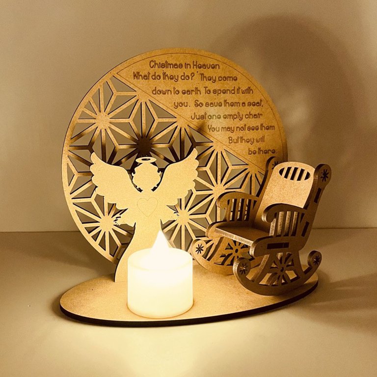 Wooden Heart Candle Holder - Horsing - To My Cowboy - I Love You - Ghb26011