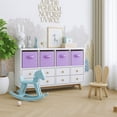 thumbnail image 6 of PinkSheep Collapsible Fabric Cube Storage Bins, 11" Cube Organizer Basket Bin, 2 Pack, Light Purple, 6 of 8