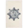 thumbnail image 2 of Safavieh Dip Dye Jasmyn Floral Wool Area Rug, Ivory/Blue, 3' x 5', 2 of 10