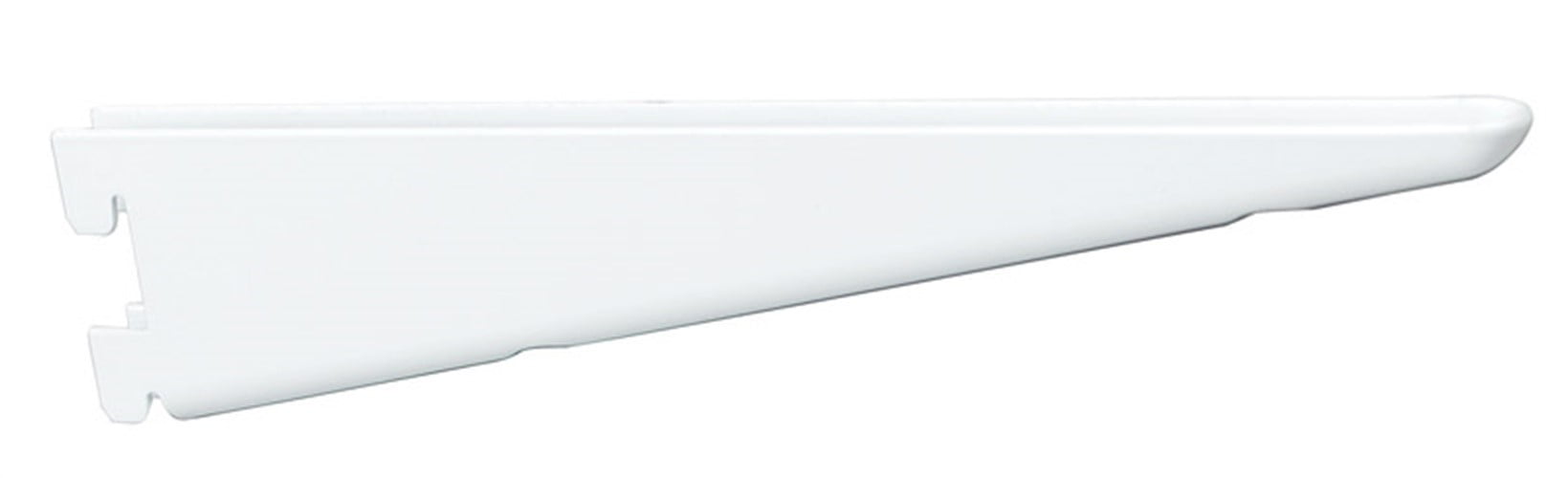 Knape & Vogt Twin Slot Bracket 12.5' Steel White Boxed Case of 10