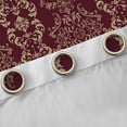 thumbnail image 4 of Castle Fairy Hippie Floral Damask Curtains Pack of 2 (42x84 Each),Luxury Curtains Blackout, 4 of 6