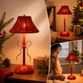 thumbnail image 5 of Boho Rattan Table Lamp, Wicker Night Light, LED Rechargeable Touch Control Reading Lights, Living Room Bedroom Office Lighting Home Decor, 5 of 6