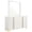 White (Dresser with Mirror), variant on Marceline 6-drawer Dresser White