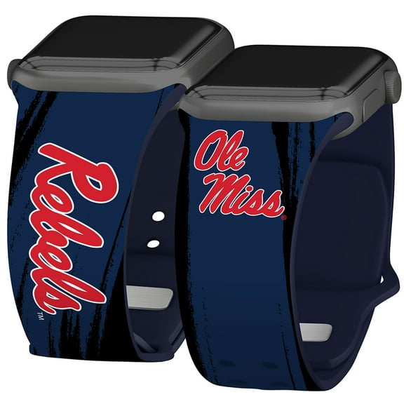 Mississippi HD Paint Stripe Unisex Watch Band for Apple Watch, 42/44/45/49mm(46mm Series 10/11) Long by Affinity Bands