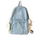 thumbnail image 2 of Backpacks for School Bow Backpack for Girls Cute Lightweight Travel School Casual Daypack Blue One Size, 2 of 5