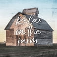 thumbnail image 2 of Villa, Mlli 26x26 Gold Ornate Wood Framed with Double Matting Museum Art Print Titled - Relax On The Farm, 2 of 4