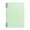 Mint Green, variant on LJMsdf Detachable Loose-Leaf Notebook Thick Smooth Paper Macaron Color Student Stationery 10.03×7.12in
