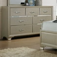 thumbnail image 2 of K and B Furniture Co Inc Contemporary 8 Drawer Dressers-Champagne Finish, 2 of 3