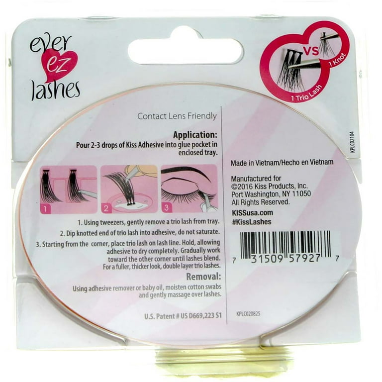 PCエクストラエッセンス　３本セット KISS Ever EZ Trio Lashes, Medium Combo 30 ea (Pack of 2) - Walmart.com
