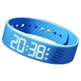 thumbnail image 2 of Vibrating Alarm Wristband for Heavy Sleepers, Friendly Wake Up Sleep Watch, Wrist Alarm, 20-Day Battery Life Alarm Bracelet,Silent Alarm Wristband, Portable Comfortable Sensory Alarm Clock,Blue, 2 of 6