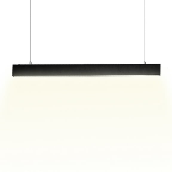 47 Inch Linear Pendant Light,4000K Natural White LED Linear Hanging Lamp,Modern Minimalist Lighting for Office/Conference Room,Kitchen Island,Gym, Dining Room
