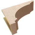 thumbnail image 6 of 6"W x 18"D x 12"H Classic Hughes Rough Cedar Woodgrain TimberThane Corbel, Primed Tan, 6 of 6