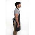 thumbnail image 2 of Awhale Multipurpose Denim Chefs Black Bib Apron - BBQ, Painting, Garden, Cooking for Men and Women with 5 pockets, 2 of 6