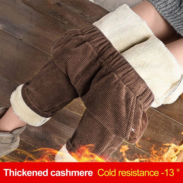 Pantalones gruesos de mujer Pierna recta Pantalones holgados Bombachos de cinturo con bolsillos Pantalones de pierna , , 3XL Salvador pantalones casuales altos
