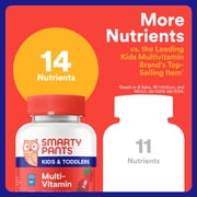 SmartyPants Kids & Toddler Multivitamin Gummies, Wellness Supplement for Kids, Vitamin C, B12, 60 ct