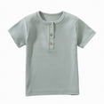 thumbnail image 6 of TOWED22 Boys Short Sleeve Tops Crew Neck Graphic T-Shirts Truck Print Cotton Tees(Light Green,2-3 Y), 6 of 6