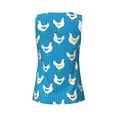 thumbnail image 6 of Goofa Cartoon Chicken Printed Womens Workout Tops for Women Sleeveless Yoga Shirts Athletic Running Tank Tops Sleeveless Gym Clothes Workout Apparel-, 6 of 9