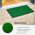 thumbnail image 6 of Outdoor Front Door Mat Pixie Artificial Grass Rug 24x16 Green, 6 of 6