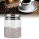 thumbnail image 1 of Contenedor De Almacenamiento De Alimentos, Frasco De Almacenamiento Con Tapa De Acero Inoxidable Vidrio De Borosilicato Fácil De Limpiar Con Línea De Graduación Para Salones De, 1 of 7