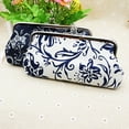 thumbnail image 5 of Stylago Cute Floral Clutch Wallet for Women Kisslock Button Vintage Purses Wallets Ladies Shopping Phone Handbag Blue, 5 of 5