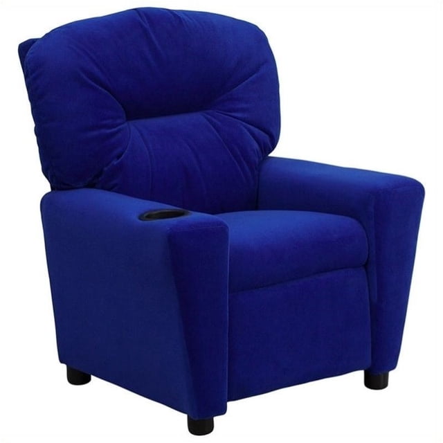 Bowery Hill Enfants Inclinable en Bleu Royal avec Porte-Gobelet
