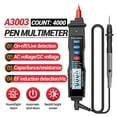 thumbnail image 3 of Digital Multimeter Pen Type Meter 4000 Counts with Non Contact AC/DC Voltage Resistance Capacitance ,High&Low Sensitivity, 3 of 6