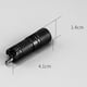 thumbnail image 4 of Lámpara XPG LED Linterna de bolsillo para acampar 120lm Mini llavero de mano Linterna negra, 4 of 5