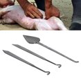 thumbnail image 3 of Juego De Cuchillos De Castración, Herramienta De Castración En Forma De Melocotón En Forma De Hoja Para Suministros Quirúrgicos De Cría De Animales Para Animales, 3 of 7