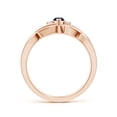 thumbnail image 2 of ANGARA Natural Marquise Sapphire and Diamond Infinity Bridal Set in 14K Rose Gold for Women (Size-6x3mm) | September Birthstone, Anniversary, Jewelry Gift for Women | Natural Blue Sapphire Ring, 2 of 10