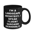 thumbnail image 2 of Gag Landscape Architect 15oz Mug, I'm a Landscape Architect. I Speak Fluent), Present For Colleagues, Unique Gifts From Boss, Friends mug, Mug gift, Gift for friends, 2 of 5
