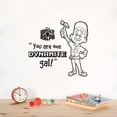 thumbnail image 3 of You Are One Dynamite Gal Fix It Felix Wreck It Ralph Disney Vinyl Wall Art Wall Sticker Wall Decal Decoration For Home Room Wall Boys Girls Room Playroom Wall Décor Décor Design Size (20x20 inch), 3 of 3
