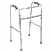 PCP Folding Adjustable Walker, Lightweight Mobility Stability Aid, Grey, Junior Size, Single Fold