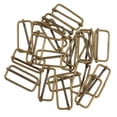 thumbnail image 2 of 40 Piezas Hebillas para Fabricación de Cinturones Sunnimix Ajustar bolsos Plata Bronce, 2 of 8