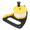 thumbnail image 1 of Plastic  Spool Reel, Underwater Spool Reel, Nylon Fabric for Rafting Diving Wreck Diving Yellow46M, 1 of 8