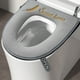 thumbnail image 5 of Adhesivo para la tapa de la tapa del asiento del váter de invierno | Anillo de asiento de inodoro de felpa suave de forro polar | Encaja en inodoros pequeños | Antideslizante, lavable, reutilizable, 5 of 6