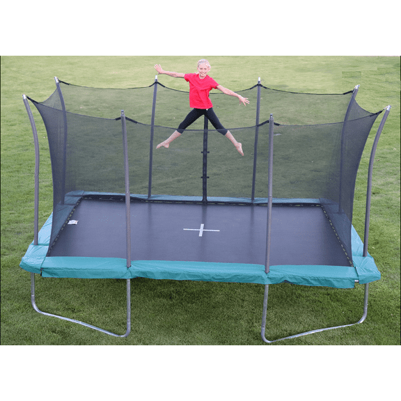 Propel 14' Rectangle Backyard Trampoline with Safety Enclosure