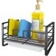 thumbnail image 1 of Soporte para esponja, colador de esponja con bandeja extraíble, organizador para fregadero de cocina, estante de almacenamiento para baño (1 pieza), 1 of 5