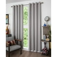 thumbnail image 3 of Gouchee Home Neptune Rideaux Opaques Gris 54"x96", 3 of 3
