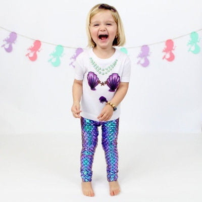 Girls mermaid pants online