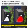 thumbnail image 2 of QINXIN Solar Alarm Light 3 Modes Ip65 Waterproof Remote Control Sensor Burglar Alarm Wall Lamp For Driving Wild Animal, 2 of 7