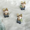 thumbnail image 3 of Figuras de reno de resina para decoración navideña, centros de mesa navideños para decoración de mesa, adorno navideño de reno de resina para decoración del hogar, decoración navideña para interiores, 3 of 8