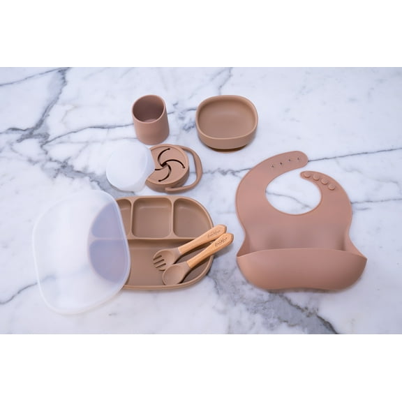 The Bambolina Boutique: Little Boss Feeding Set (Khaki)