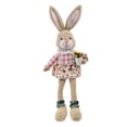 thumbnail image 3 of Easter Gnome Bunny Holding Radish Sitting Doll - Plush Gnome Rabbit Decoration for Home Spring Party, Handmade Gnomes for Easter Mantel Shelf Table, Festive Easter Plush Ornament Decor, 23in, A, 3 of 8