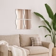 thumbnail image 2 of Big Decorative Wall Self Adhesive Shaped Mirrors - Set of 4, 2 of 8