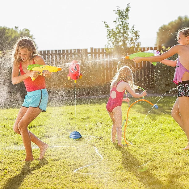 Aspersor De Mariposa Para Niños | Juguete De Agua Al Aire Libre Con 12 Mangueras, Ideal Para Jardín Y Playas