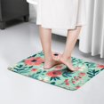 thumbnail image 4 of Pioneer Flower Floral Print Flannel Non Slip Door Rugs,Washable Door Mats Indoor,Decorative Door Mats,Dirt-Resistant and Absorbent Doormat for Entrance,Bedroom,Kitchen,Bathroom,23.5"x16", 4 of 5